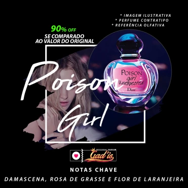 Perfume Similar Gadis 236 Inspirado em Poison Girl Contratipo